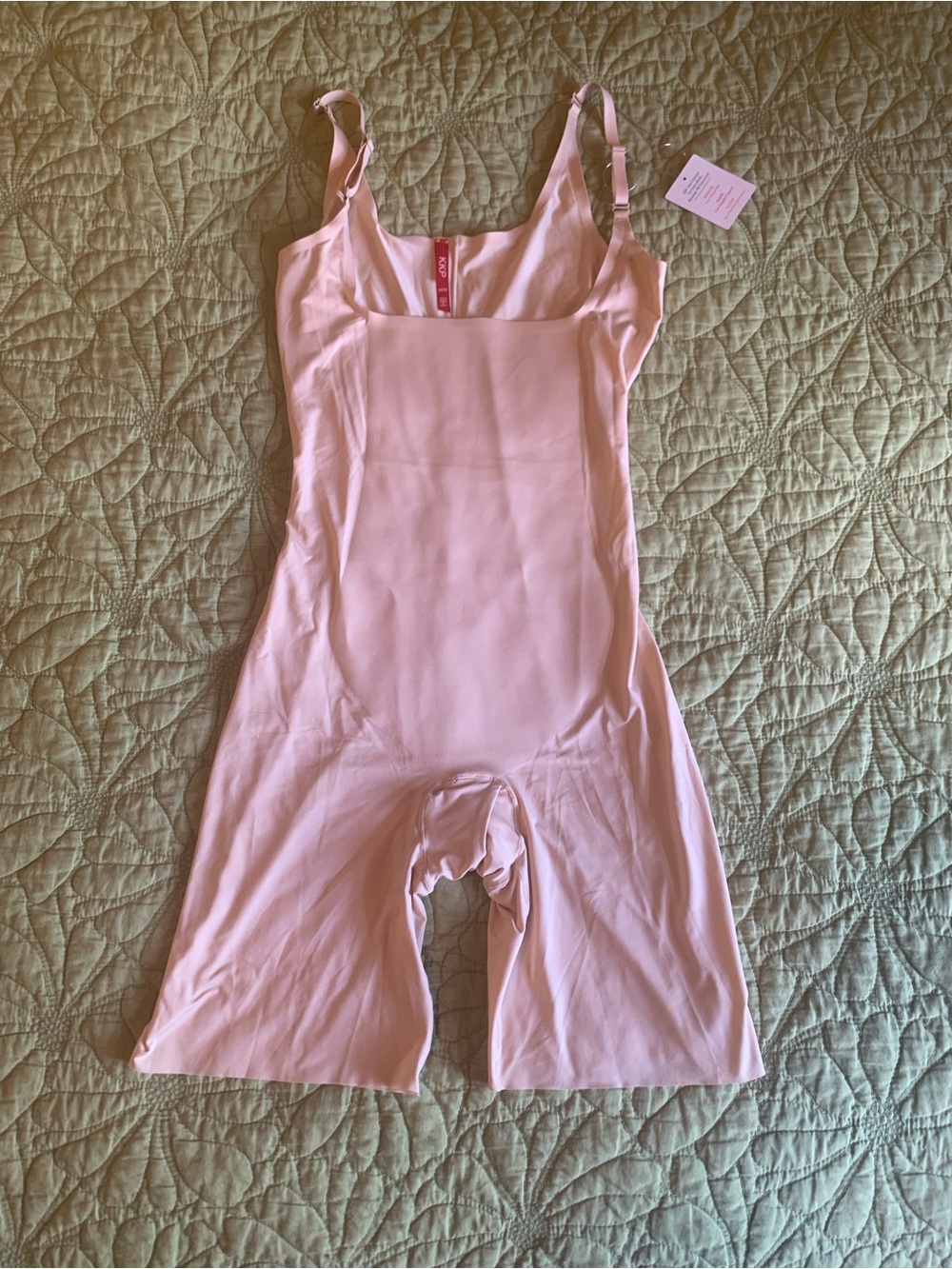 New KKP Open-Bust Mid-Thigh Bodysuit